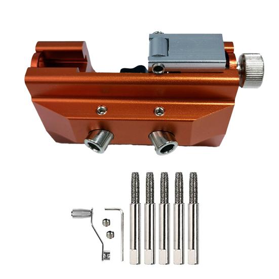 Точилка для бензопилы с гаечными ключами Компактный размер Портативный набор приспособлений для заточки зубов бензопилы с ручным управлением