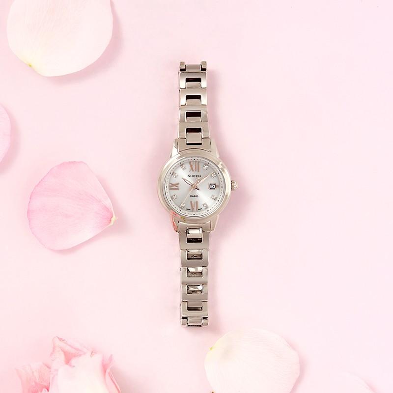 Casio Женские часы SHEEN Белые SHE-4522CG-4A SHE-4522CG-4A