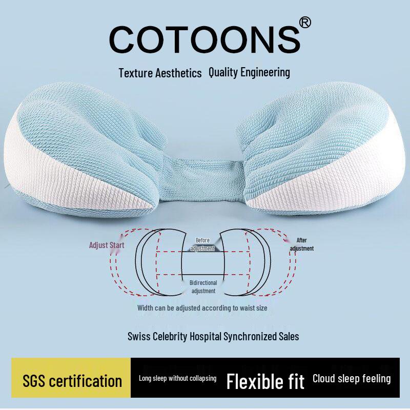 Maternity Body Pillow: Multifunctional Lumbar Support, Side Sleeping, and Belly Cushion