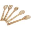 5Pcs Set Shovel Spatula Spoon Kit Carving Bamboo Cooking Utensils Cookware Kitchen Supply