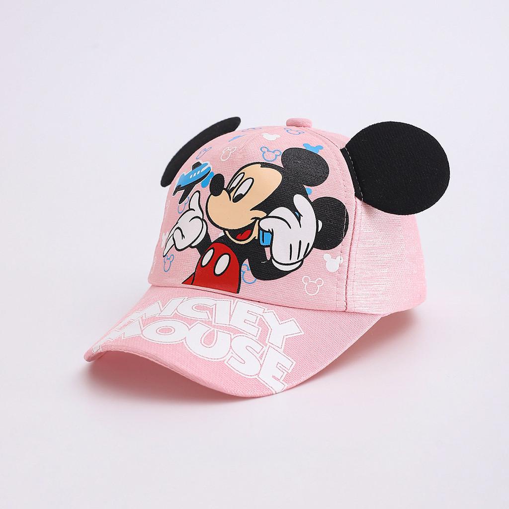 Mickey Mouse Duckbill Hat With Sunshade For Childrens Outdoor Activities And Casual Wear