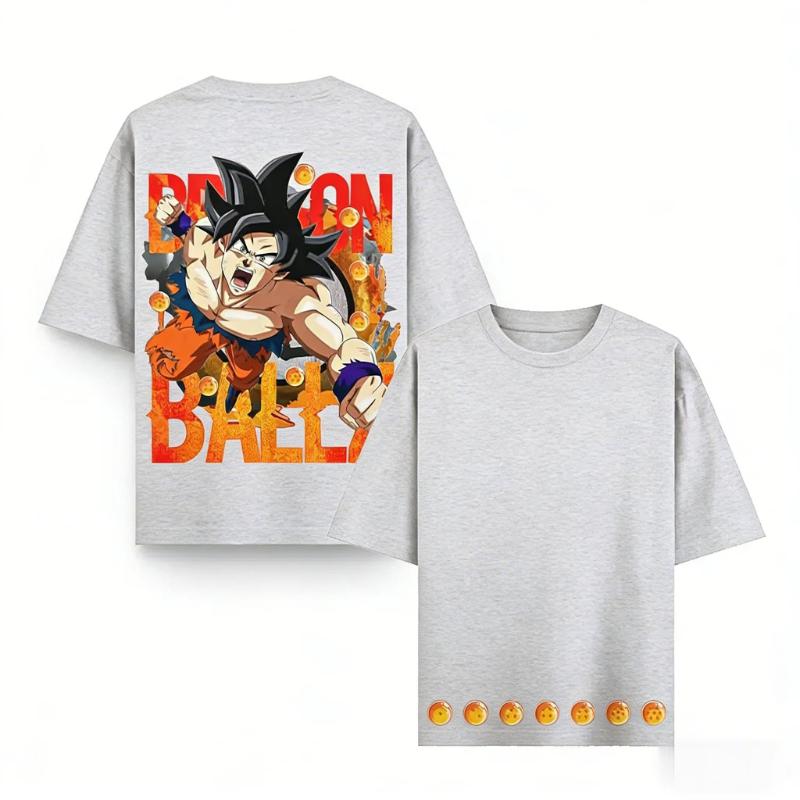 Dragon Ball Goku Anime T Shirt Men Women Cotton Short Sleeve Tee Summer Graphic Print Cartoon Streetwear Casual Tops 2026 Y2k