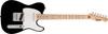 Squier by Fender Squier Electric Guitar Squier Maple White Black Soft Case Included Sonic™ Telecaster®, Fingerboard, Pickguard,