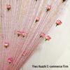 Cross-Border Rose String Curtain with Silver Thread - Encrypted Floral Partition (1*2) for Doorways