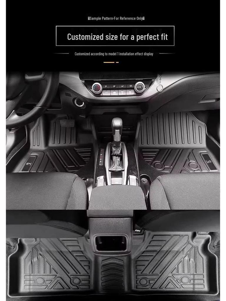 Водонепроницаемые, Экологичные, Износостойкие Коврики на Пол из ТПЭ для Honda Civic Hatchback 2023-2025 (Правый руль)