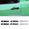 Car Door Handle Shell Panel Decoration Cover Stickers Fit For Ford Mustang 2004-2014 ABS Plastic Exterior Accessories