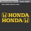 Мотонаклейки Honda Wings - Милые девчачьи наклейки с лазерной модификацией для электровелосипедов