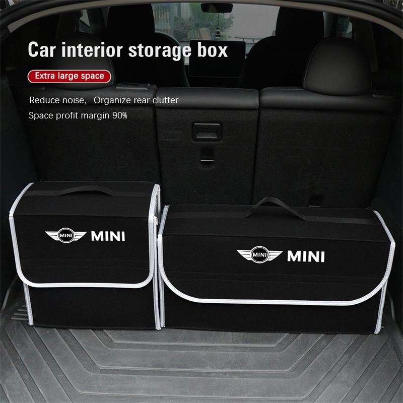 MINI Организатор-бокс в багажник Большой вместимости Складная сумка для хранения Для MINI Cooper R56 F56 R50 JCW Cabrio Aceman Countryman Clubman
