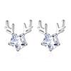 Yilu Has Your Stud Earrings for Women Mori Style Small Antlers Pentagram Earrings Korean Fashion Elk Ear Rings