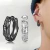Высокое качество рок-ролл хип-хоп тигр резные серьги-гвоздики серьги-гвоздики ювелирные изделия в стиле панк мужские серьги-кольца