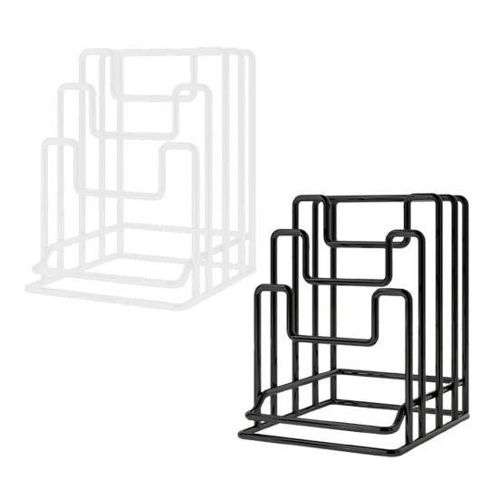 1/2 шт. Держатель для разделочной доски, подставка для крышки кастрюли, 5 сеток, прочная несущая кухонная столешница, органайзер для разделочной доски