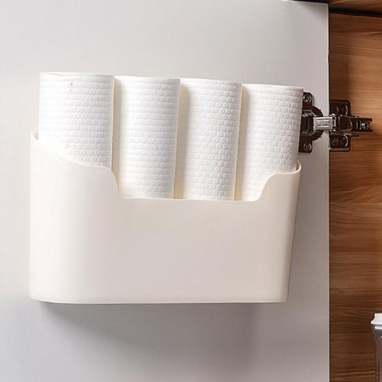 2 шт., ящик для хранения, настенный кухонный органайзер, компактный контейнер для хранения для домашней ванной комнаты