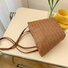 INS Style Straw Bucket Bag Summer Women Handbags Casual Beach Totes Bag  Girls