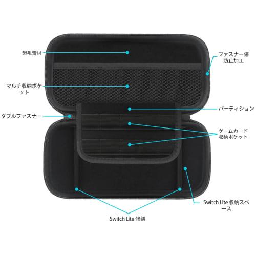 Nintendo Switch Lite Case, Nintendo Switch Lite Case, Full Protection, Thin, Shock Absorption, Waterproof, Dustproof, Stainproof, Large Capacity, Hold