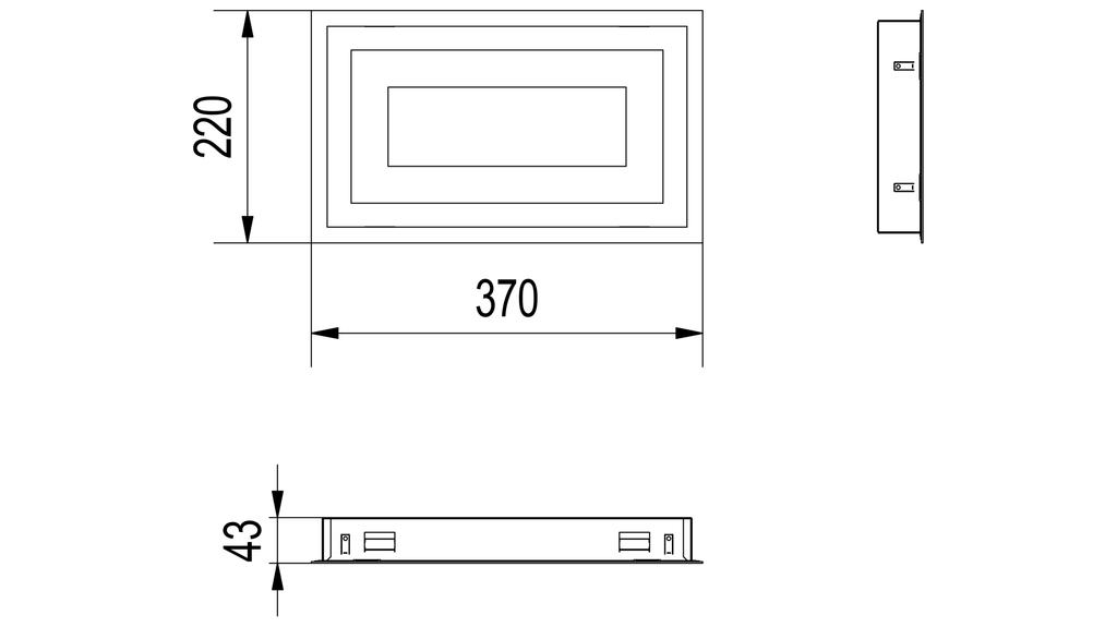Vent Cover WIND 22x37 White