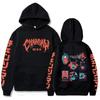 Chainsaw Man Hooded Sweatshirts Anime Hoodie Fleece Streetwear Sweatshirt Print Oversized Clothes Loose Pullover Women Men
