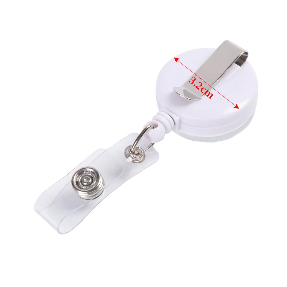 Creative Retractable Badge Reel Clip for Nurse Doctor Student ID Card Badge Holder Anti-Lost Clip