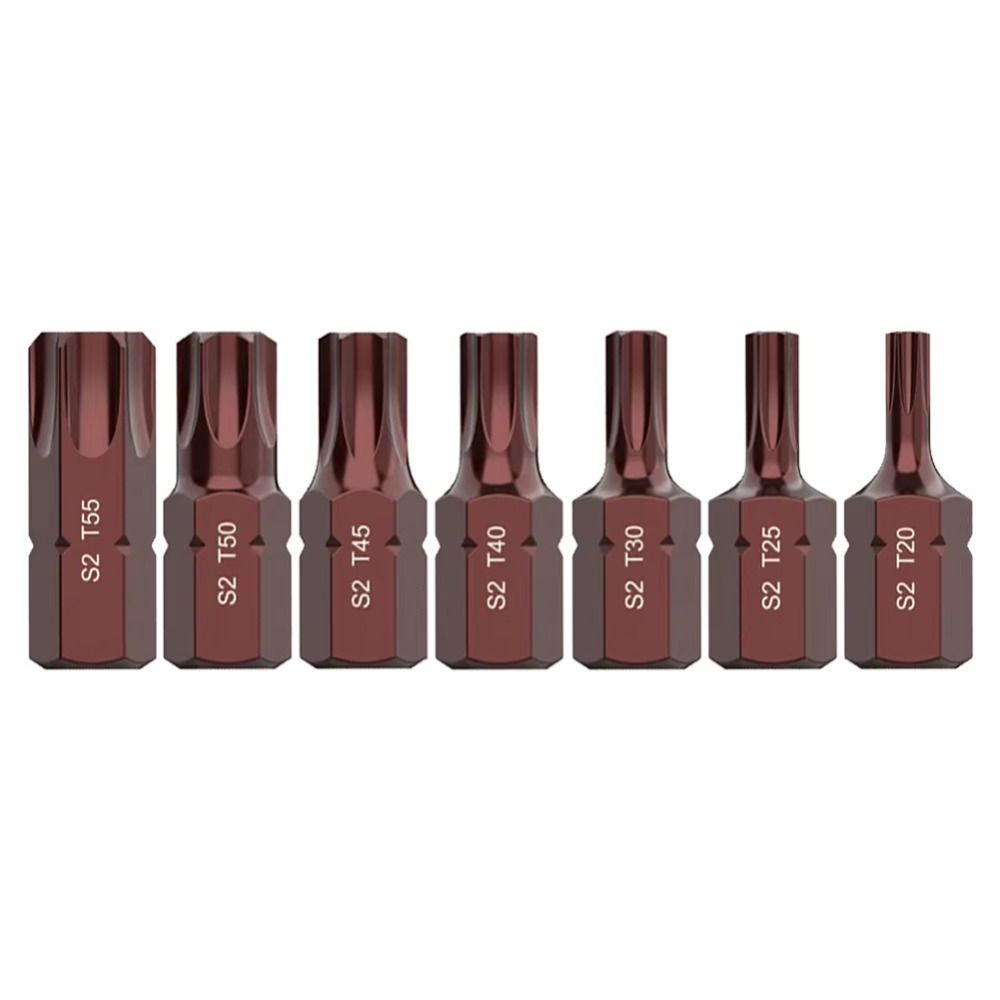 10mm Shank Torx Screwdriver Bit Set High Hardness Hexagonal Bits Portable Wrench Socket Bit