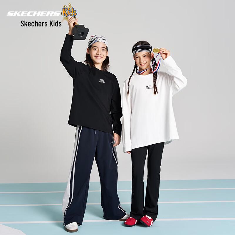 Skechers Kids' Pure Cotton Breathable Long Sleeve T-Shirt