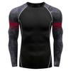 Мужской жилет с длинными рукавами для йоги и фитнеса с принтом, повседневный тренировочный топ, быстросохнущая одежда