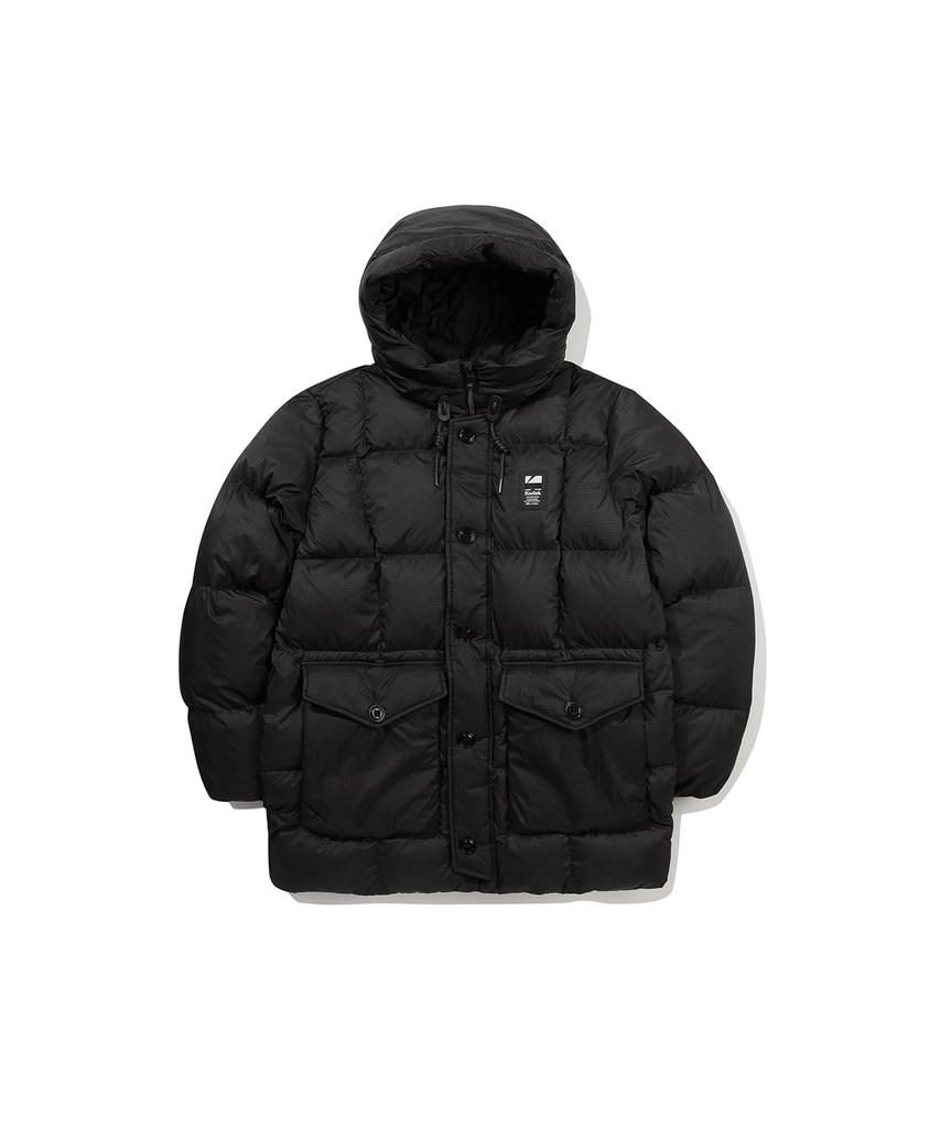 KODAK Mid-Length Light Down Jacket Black