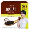Teazen Pu-erh Tea Extract Powder 30 Sticks X 1 Boxes, Korea Kombucha