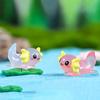 Luminous Hexagonal Dragon Ornament Mini Color Cartoon Doll Micro Landscape Decoration Miniature Toy Decorative Figurines