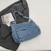 Холщовая сумка кроссбоди женская популярная новая сумка на плечо большой вместимости повседневная джинсовая сумка для занятий для студенток японской литературы
