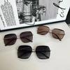 Солнцезащитные очки в корейском стиле с поляризацией для женщин, квадратной формы, с защитой от УФ-лучей, солнцезащитные очки для мужчин, солнцезащитные очки высокого качества