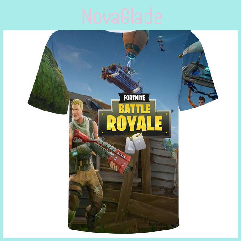 3d Fortnite Tshirts Best Video Game Battle Royale Short Breathable Sleeved