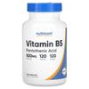 Vitamin B5, 500mg, 120 Capsules