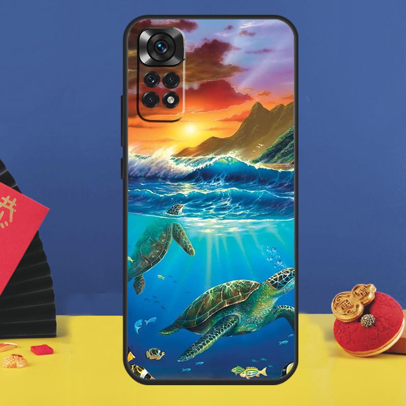 Sea Turtle Case For Xiaomi Redmi Note 14 Pro 12 11 10 13 Pro 11S 12S Redmi 15C 13C 10C 12C 14C 15 Cover