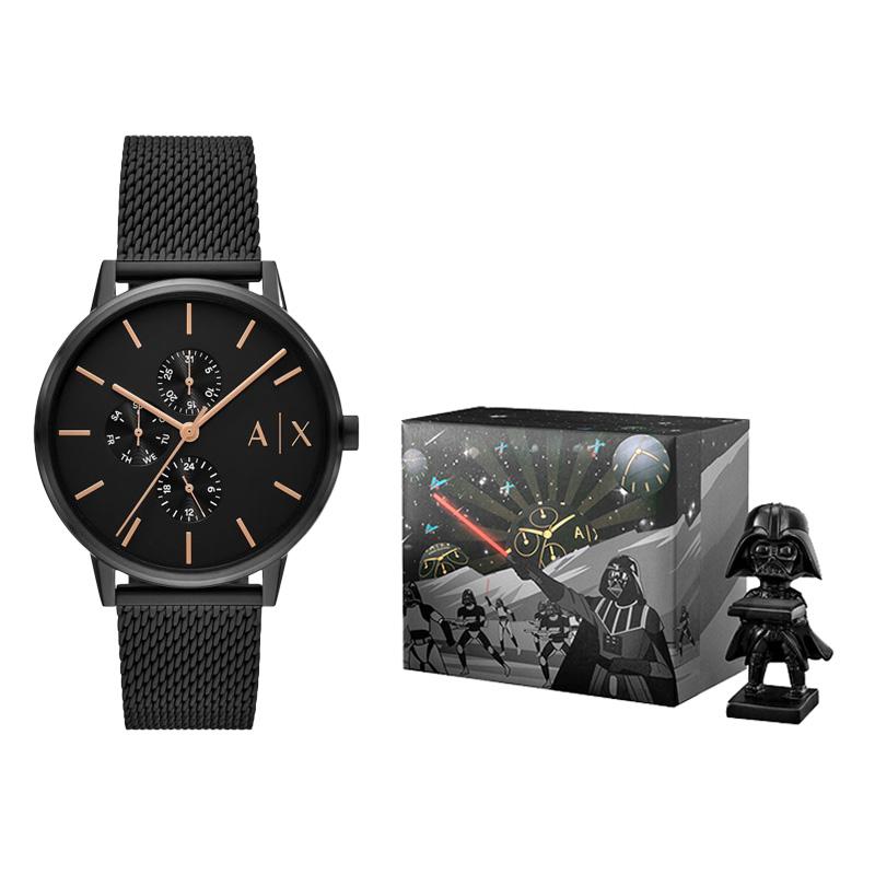Armani Exchange Круглое лицо Набор 42 мм AX7162SET