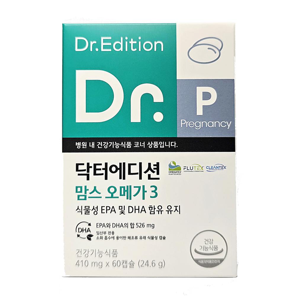 Dr. Edition Dr. Mom's Omega 3 1 pcs Monthly Supply 60 Tablets 1 Box