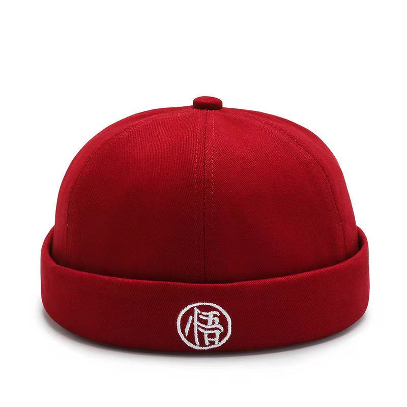 Модные вязаные шапки Wu Embroidery, регулируемые шапки-бини, модные унисекс, корейская версия, для вечеринок, хип-хопа, универсальные шапки-дыня