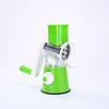 green  3In1 Hand-Cutter Vegetable Stainless Steel Multi-Function Drum Rotary Grater Fruit Potato Onion Slicer Kitchen Tool Food Chopper