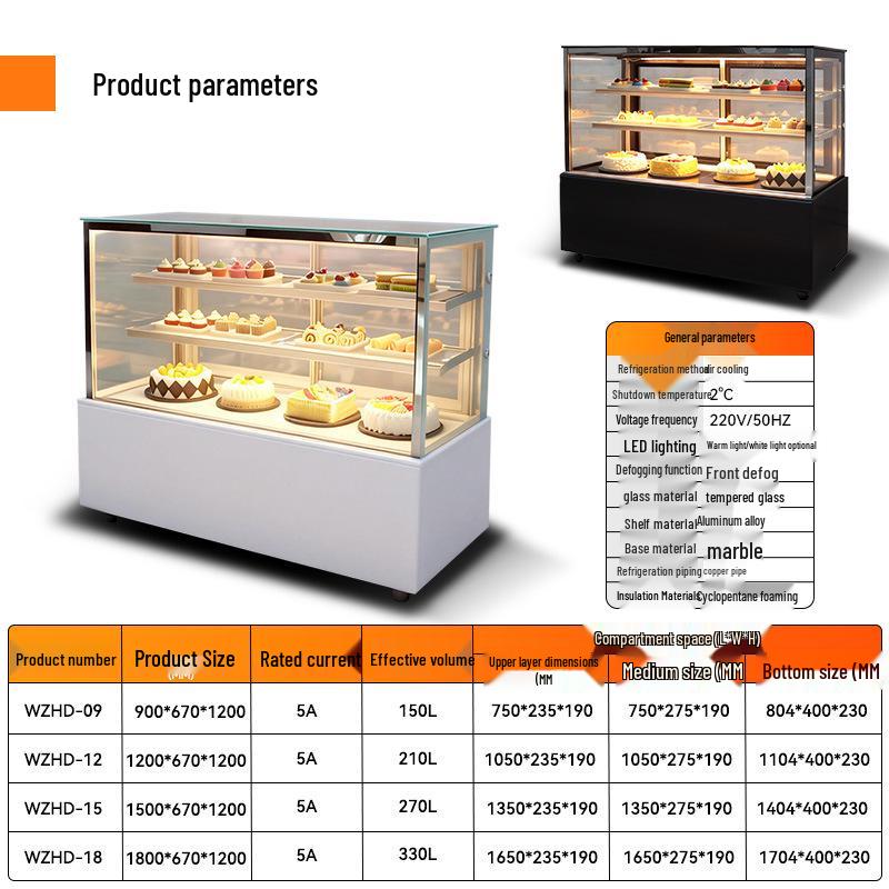 Xilaishang Refrigerated Cake & Pastry Display Cabinet