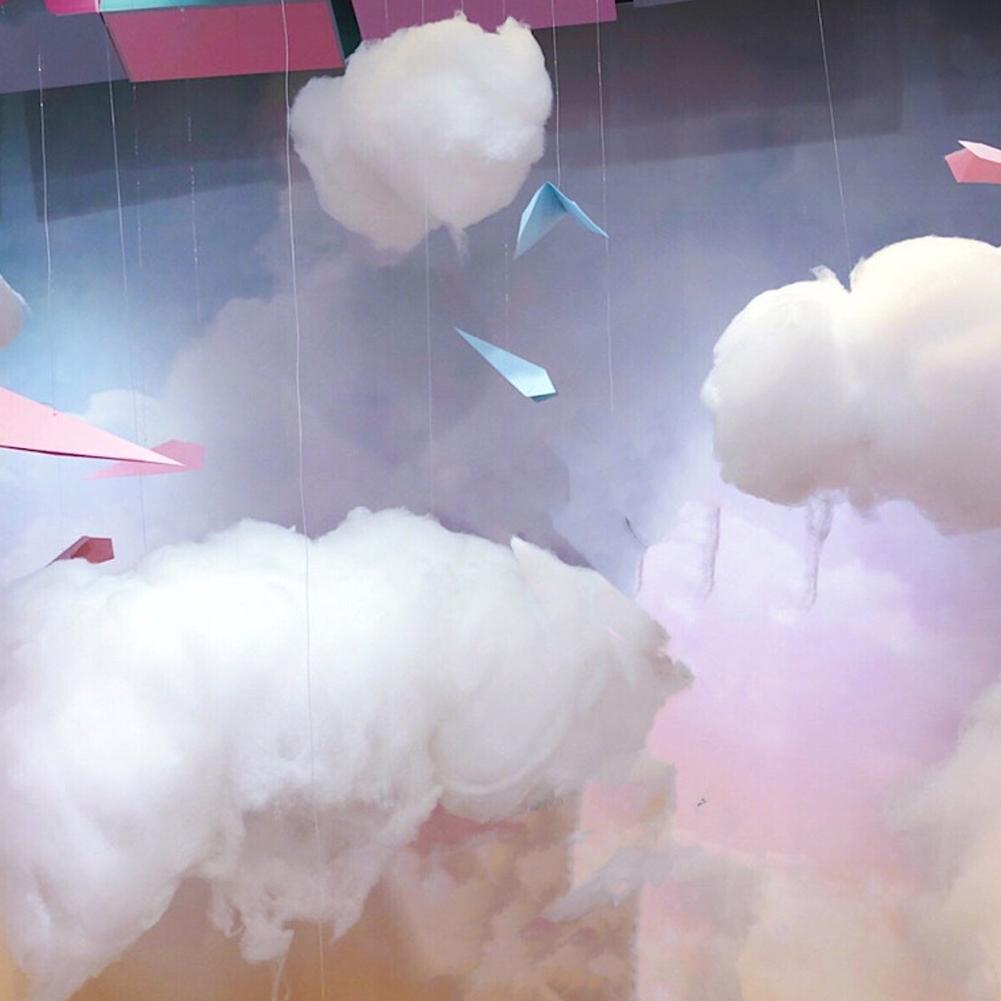 Свадебное хлопковое облако украшение искусственное белое хлопковое облако свадебный фон декор реквизит рождественская вечеринка по случаю дня рождения DIY подвесное