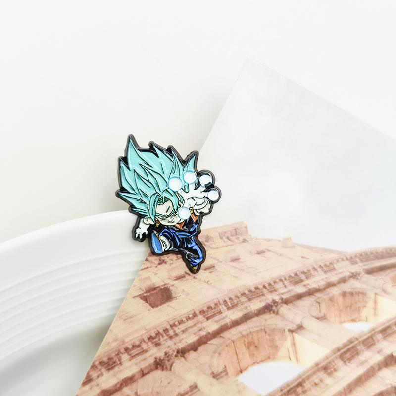 Пин с мангой Dragon Ball Аниме Значки на лацкан Рюкзаки Милые вещи Веджета Гоку Броши Значки на рюкзак Брошь для одежды Украшения
