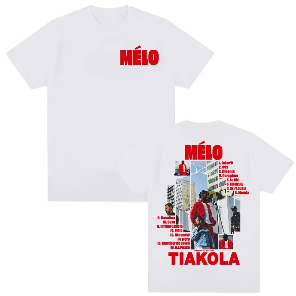 2026 HipHop Artist Tiakola Melos Summer Album Series Stylish and Retro Highquality Tshirts for Both Men and Women
