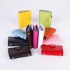 12 бит Fashoin кошельки для кредитных карт мягкие однотонные красочные застежки из искусственной кожи для женщин и мужчин бизнес-держатель для карточек кошелек сумки