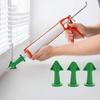 3pcs/6pcs Caulking Tools Kit, Caulk Nozzle Applicator Silicone Caulking Tools, Sealant Nozzle Caulking Epoxy Piston Nozzle Accessories For Bathroom