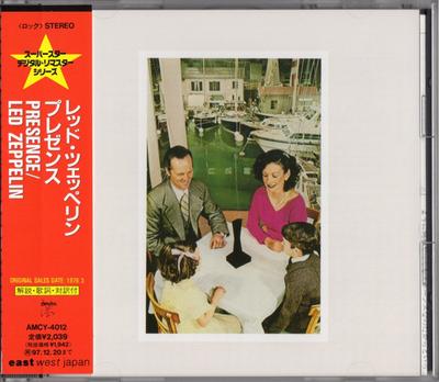 CD LED ZEPPELIN Presence AMCY4012 Swan Song 1995 Япония Рок Б/у