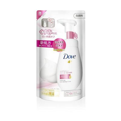 Dove Clear Renew Tone Кремовая пенка для умывания Сменный блок Отшелушивание, Матовость, Очищение,