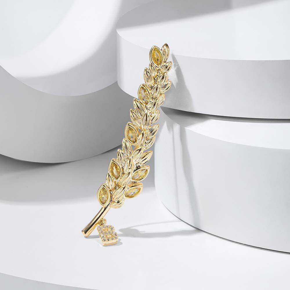 Senior Brooches Flower Leaf Brooch Pins for Women Suit Pendant Fashion Brooches Jewelry