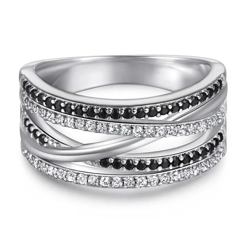 Новая Унисекс Кольцевая Вспышка Циркон Микровставка Искусственный Циркон Тренд Нишевый Дизайн Чувство Креативный Все Вечеринка Роскошь