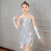 Latin Dance Dress Tassels Salsas Dancewear Sequins Fringe Dress Modern Ballroom Cha Cha Dancer Outfits for Kids Girls