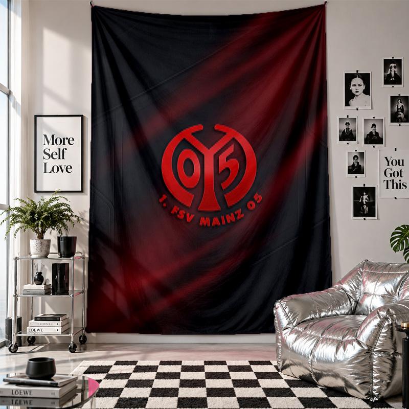 Mainz FC Wall Tapestry Home Decor Wall Hanging Cloth for Bedroom Living Room Background