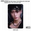 ATEEZ 9-й мини-альбом THE WORLD EP.2 OUTLAW Platform Ver QR Фотокарточка Изображение карты