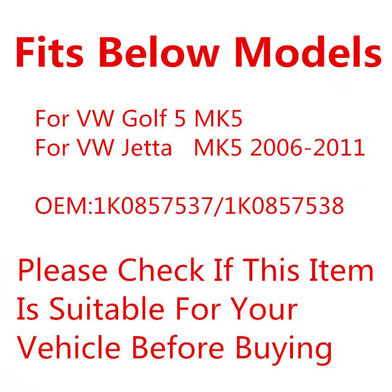 Side Mirror Cover For Volkswagen Golf MK5 Jetta MK5 2006-2011 Rearview Mirror Housing Shell Automotive Accessories